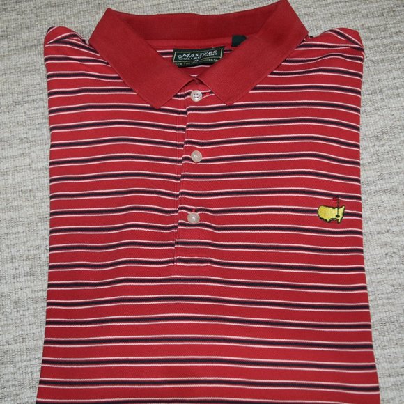 The Masters Collection Augusta National Golf POLO Shirt Embroidered logo XL #S55